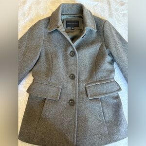 Banana Republic Gray Pea Coat for Women